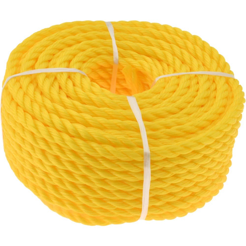 100ft yellow twisted poly - yellow,