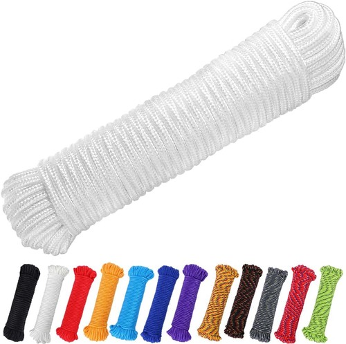 90ft white - 1/4", (7mm)