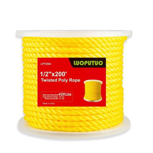 Twisted polypropylene rope - twisted,